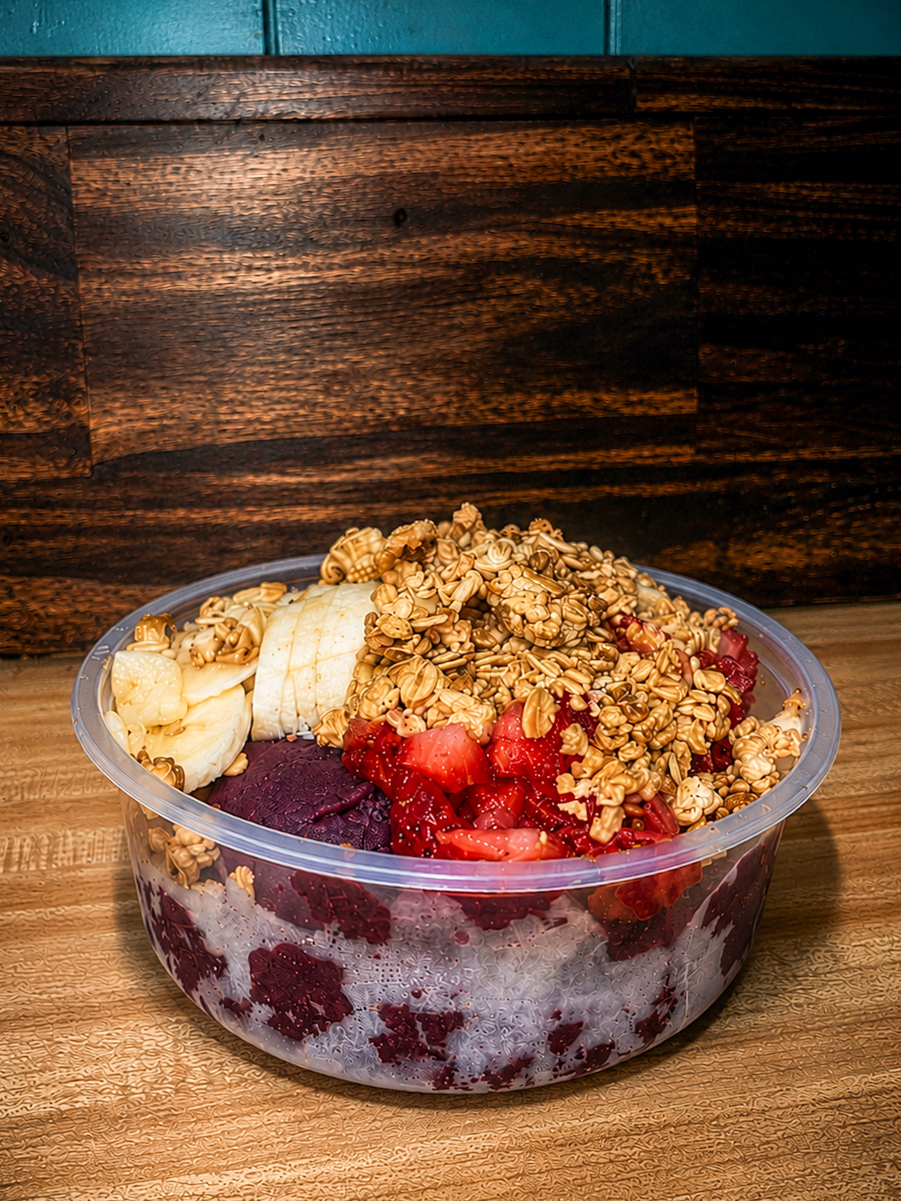 Açaí and yogurt bowl